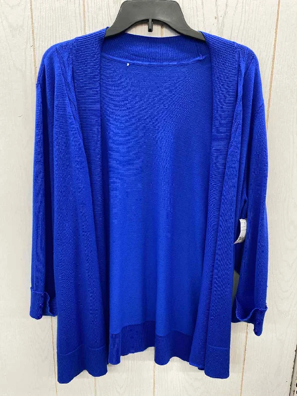 Blue Womens Size XL Shirt Anti-Shrink Durable Soft