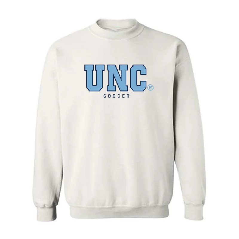 UNC - NCAA Women's Soccer : Asha Means - Classic Shersey Crewneck Sweatshirt Hoodie with Applique Textured Unique