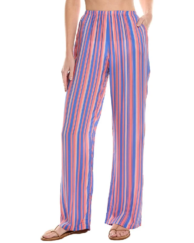 Luli Fama Flare Bottom Pant Casual Track Pants