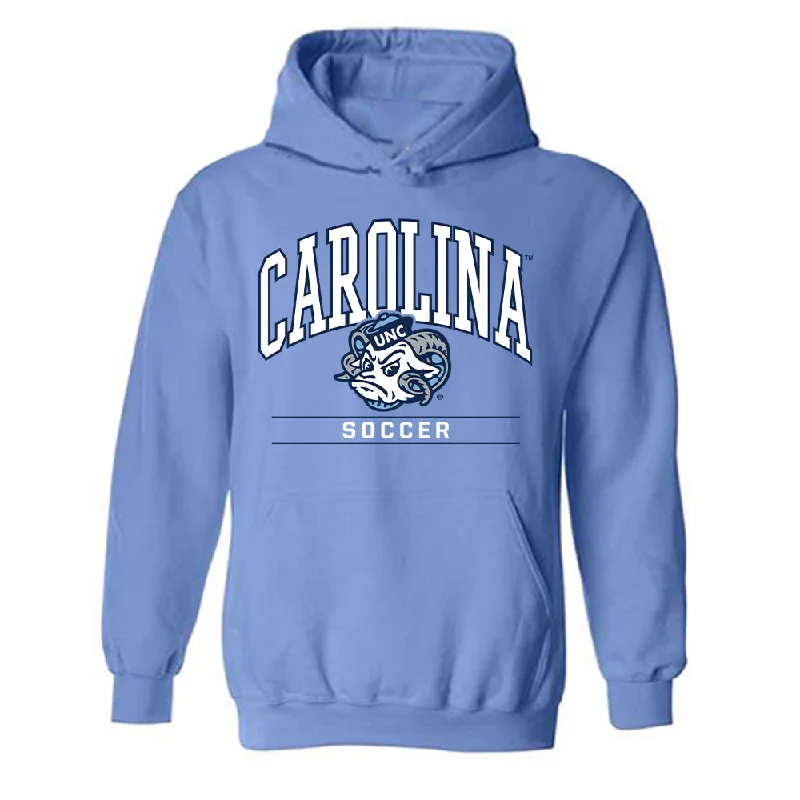 UNC - NCAA Women's Soccer : Raegan Williams - Classic Shersey Hooded Sweatshirt Hoodie with Typography Text Message