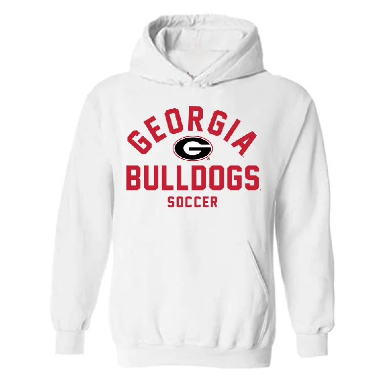 Georgia - NCAA Women's Soccer : Millie Filson - Classic Shersey Hooded Sweatshirt Hoodie with Pastel Soft Subtle