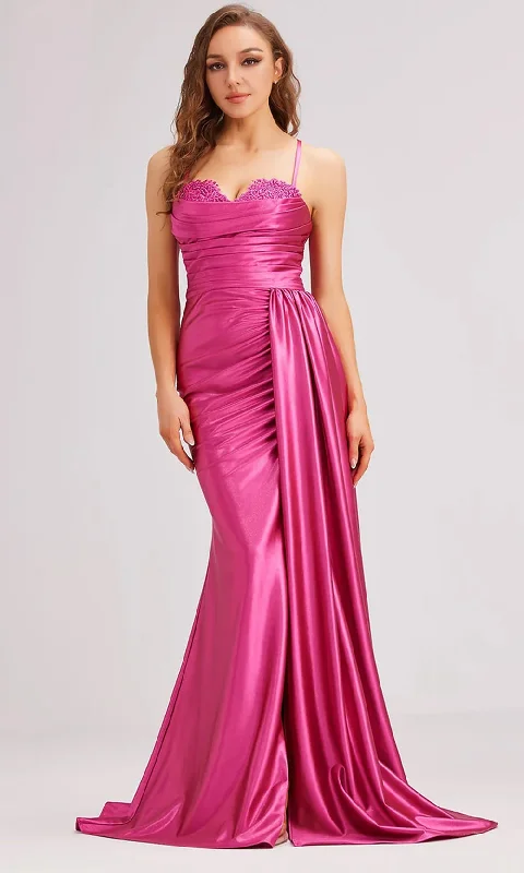 J'Adore Dresses J23028 - Embellished Sweetheart Neck Prom Gown Tunics Print Colorful