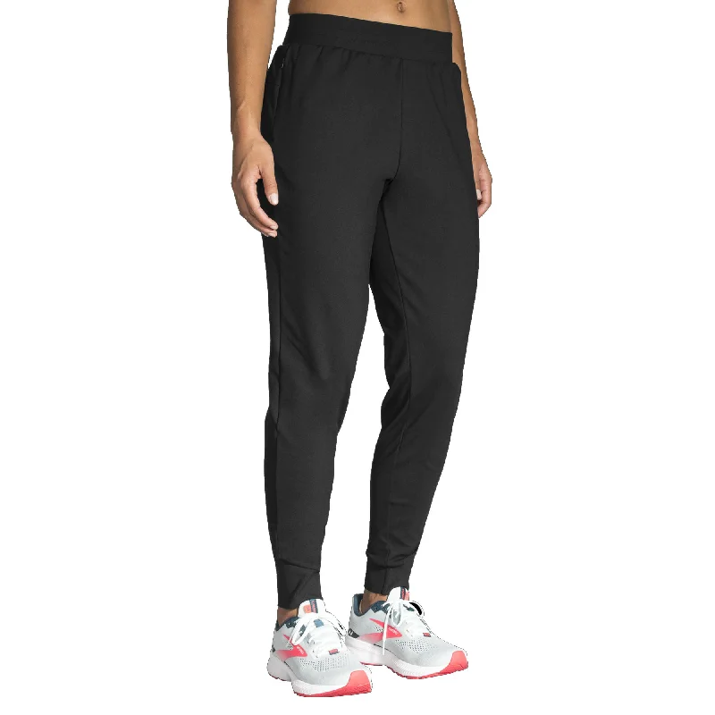 Brooks Momentum Thermal Black Womens Running Pants Chic Capri Pants