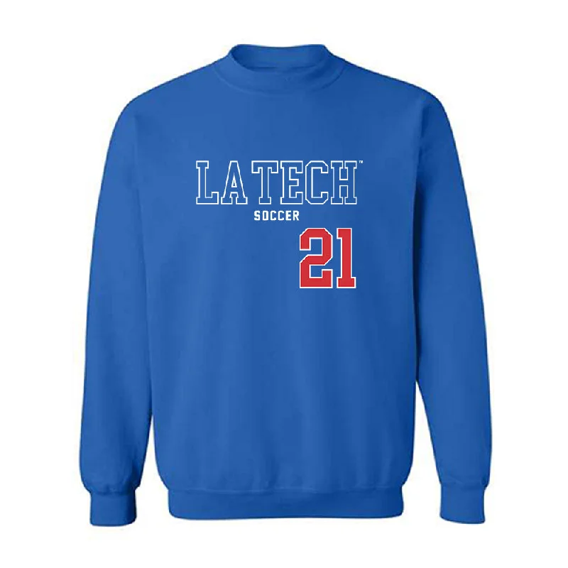 LA Tech - NCAA Women's Soccer : Maddie Gray - Sports Shersey Crewneck Sweatshirt Hoodie with Lining Warm Insulated