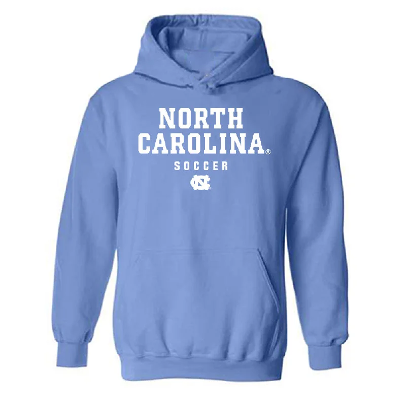 UNC - NCAA Women's Soccer : Raegan Williams - Classic Shersey Hooded Sweatshirt Hoodie with Neon Bright Vibrant