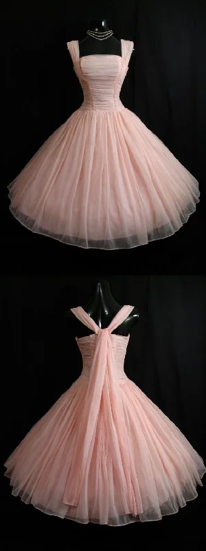 1950S Vintage Dress, Short Homecoming Dress, Pink Homecoming Dress, 2024 Party Dress Tunics Top Casual