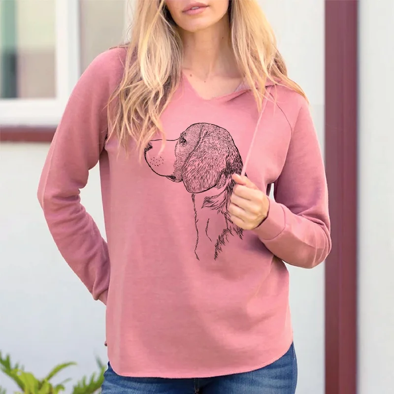 Profile Beagle - Cali Wave Hooded Sweatshirt Hoodie Crop Top Short Trendy