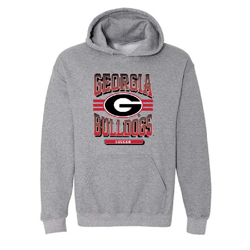 Georgia - NCAA Women's Soccer : Millie Filson - Classic Shersey Hooded Sweatshirt Hoodie with Bell Sleeves Flared Feminine