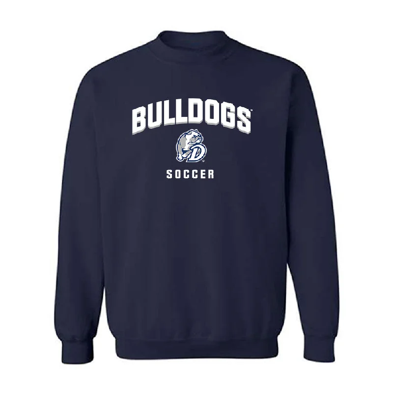 Drake - NCAA Women's Soccer : Zoey Mahoney - Generic Shersey Crewneck Sweatshirt Hoodie with Raglan Sleeves Sporty Comfortable