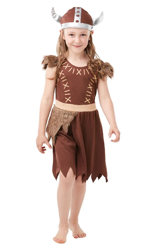 Norse Warrior Viking Girl Fancy Dress Costume Pencil Office Professional