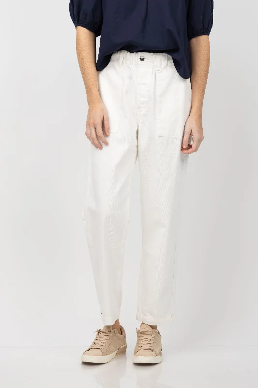 Xirena Mercer Pant in White Classic Straight Pants