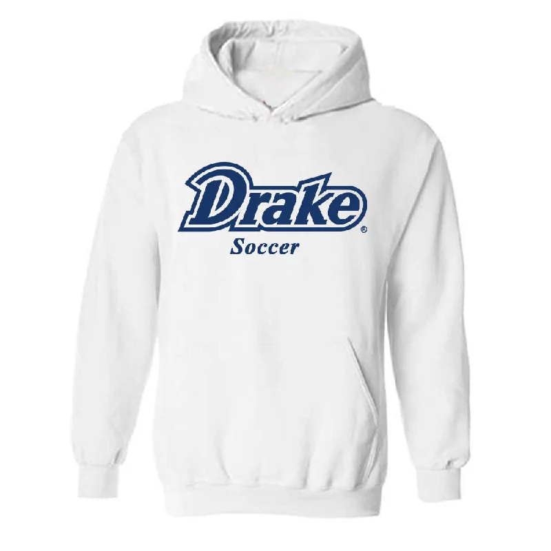 Drake - NCAA Women's Soccer : Zoey Mahoney - Classic Shersey Hooded Sweatshirt Hoodie with Drop Shoulder Relaxed Streetwear