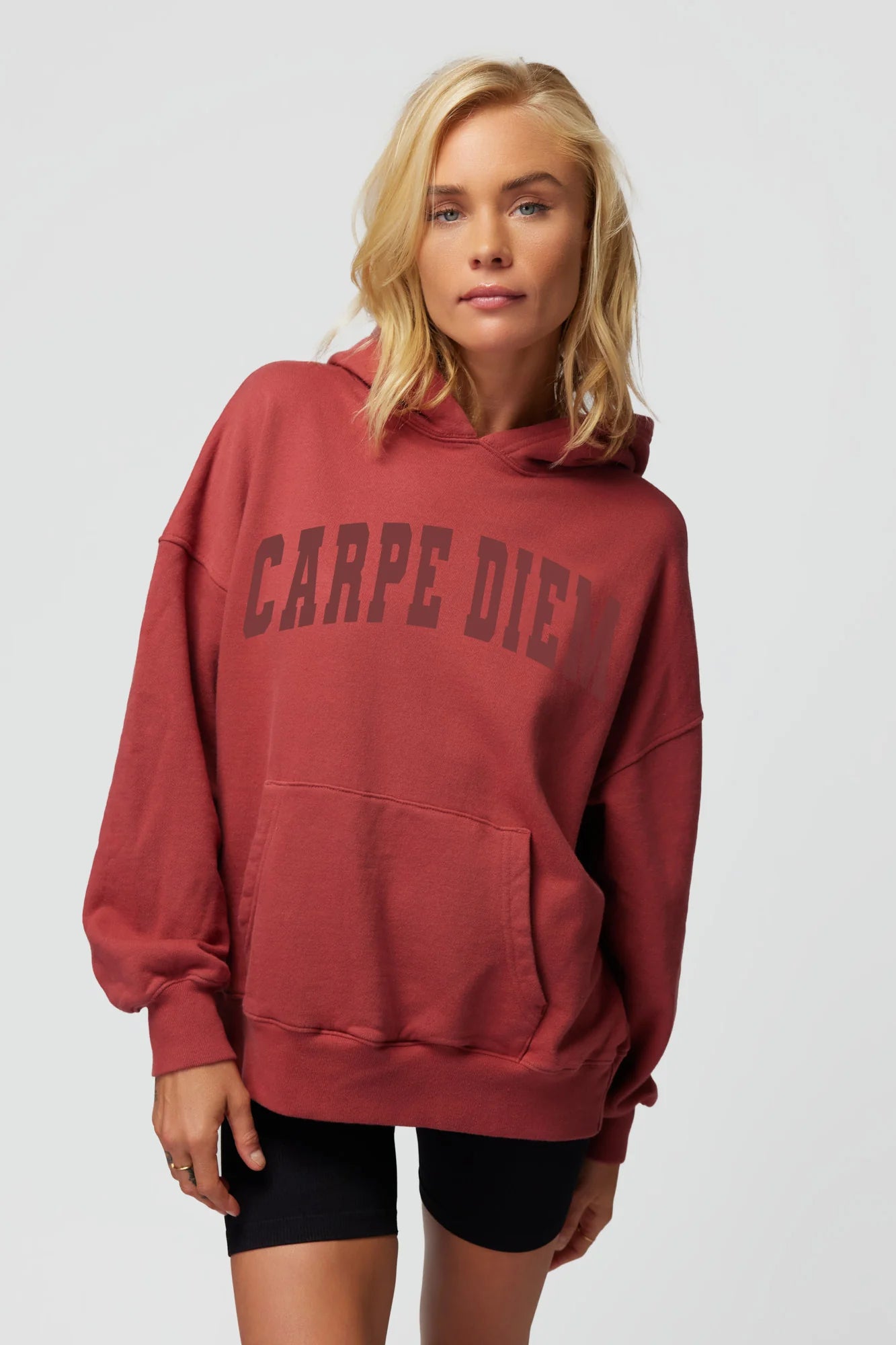 Carpe Diem Hoodie Hoodie with Hem Drawcord Adjustable Customizable