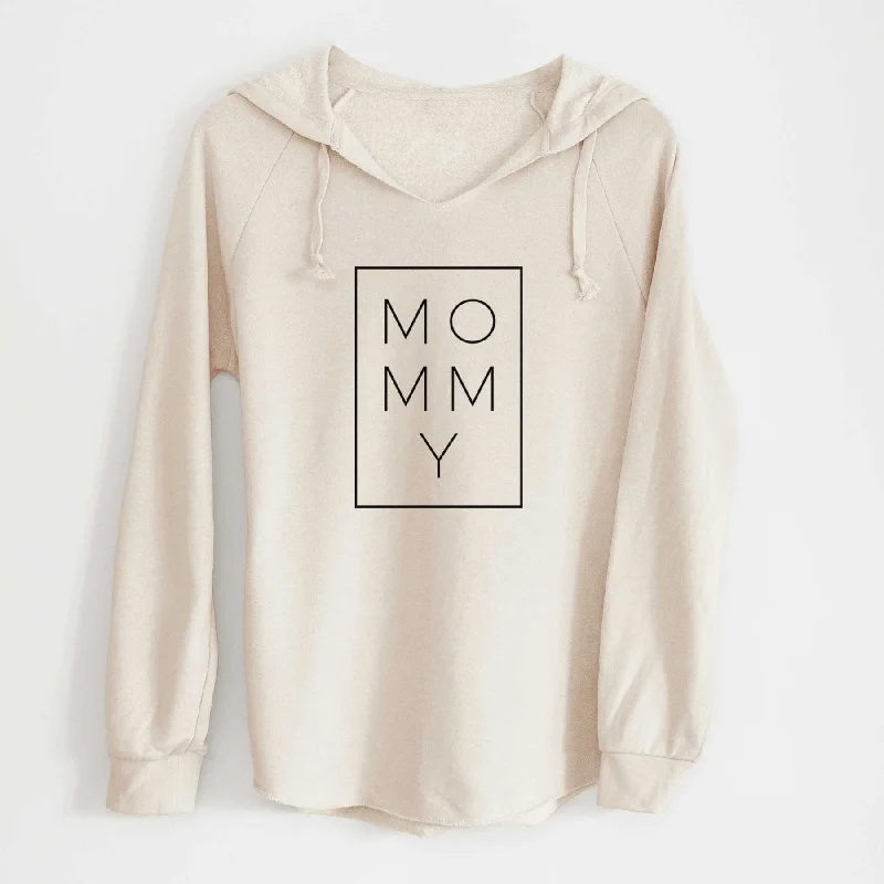 Mommy Boxed - Cali Wave Hooded Sweatshirt Hoodie with Snap Buttons Easy Quick