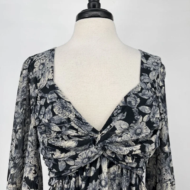 Cing a' Sept L/s Floral Dress Tunics Fashionable trendy