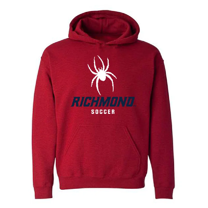 Richmond - NCAA Women's Soccer : Ava Milisits - Hooded Sweatshirt Hoodie with Rolled Sleeves Casual Relaxed