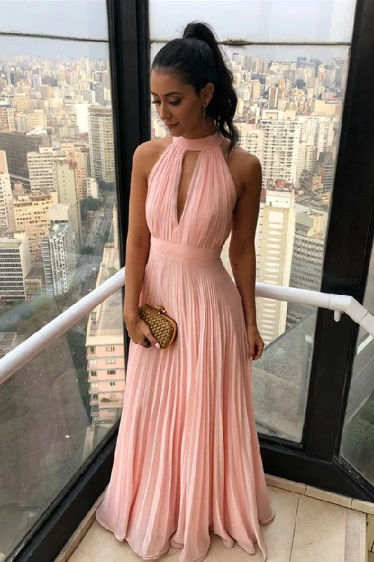 Formal Long Pink Open Back Party Dresses Prom Dresses For Teens Tunics Running lightweight