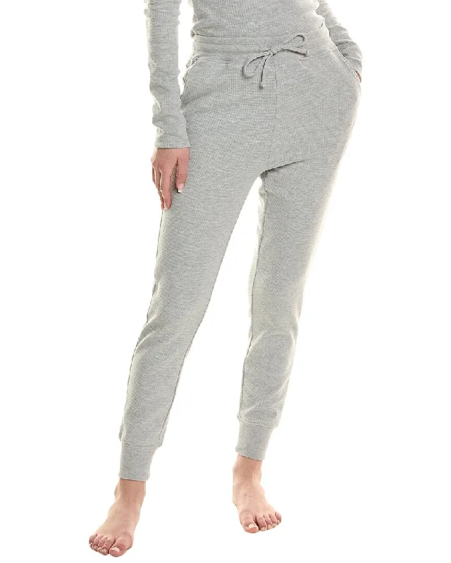 Rachel Parcell Waffle Fitted Jogger Pant Formal Slim Pants