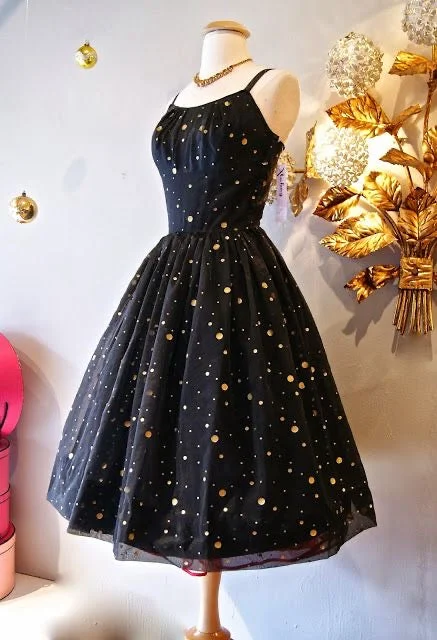 sexy spaghetti straps black shiny short homecoming dress party dresses sweetheart Neckline Romantic