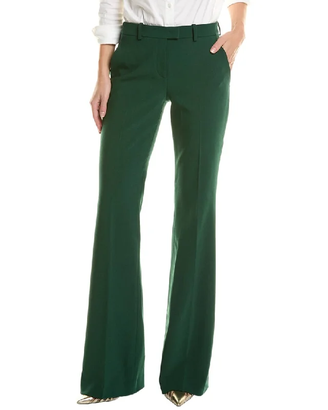 Michael Kors Haylee Wool-Blend Pant Comfortable Wide-Leg Pants