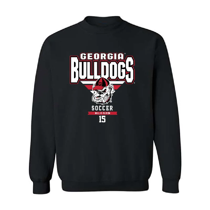 Georgia - NCAA Women's Soccer : Millie Filson - Classic Fashion Shersey Crewneck Sweatshirt Hoodie with Slim Fit Tailored Modern