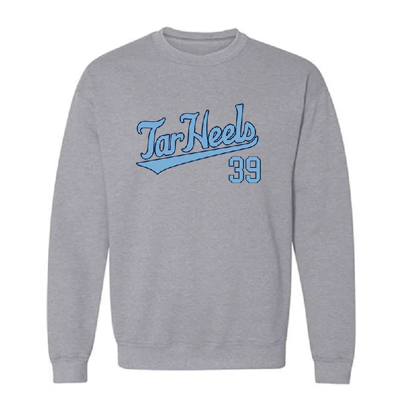 UNC - NCAA Women's Soccer : Asha Means - Classic Shersey Crewneck Sweatshirt Hoodie with Raw Hem Edgy Unfinished