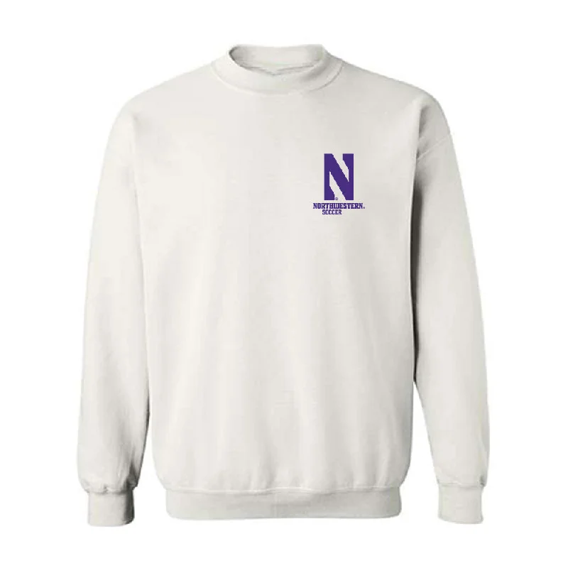 Northwestern - NCAA Women's Soccer : Maddie Finnerty - Classic Shersey Crewneck Sweatshirt Hoodie with Elastic Waist Stretchable Comfortable