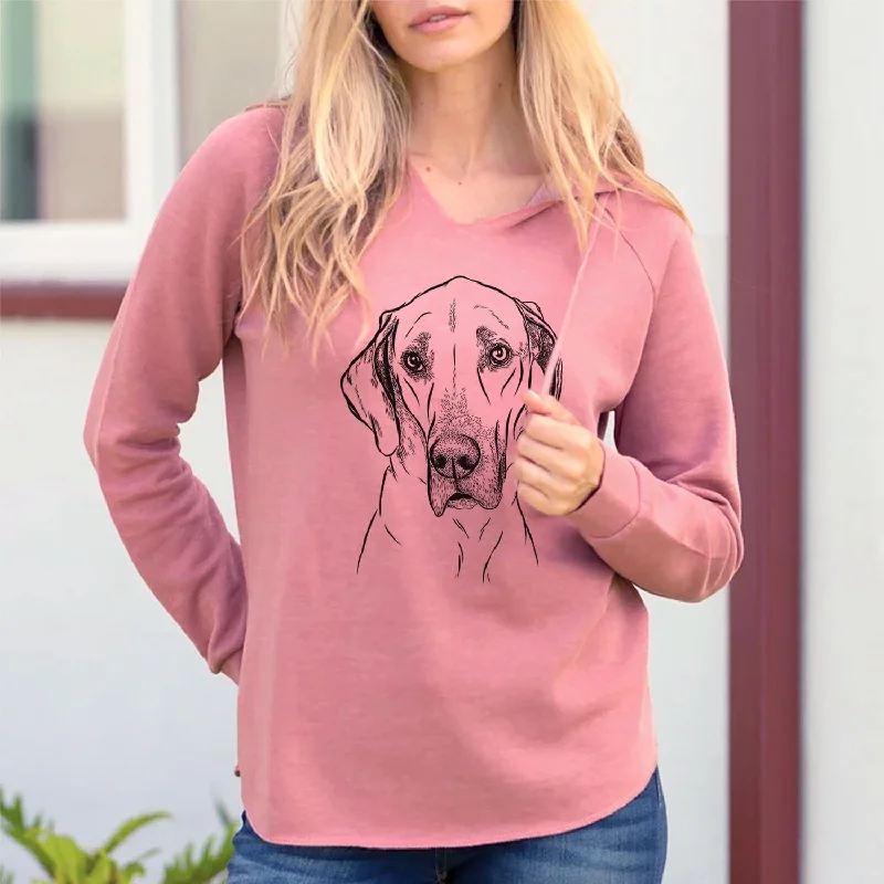 Gracie the Great Dane - Cali Wave Hooded Sweatshirt Hoodie Sweatshirt Pullover