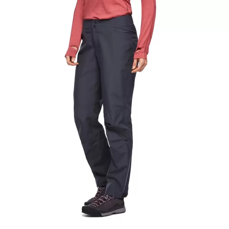 Black Diamond Liquid Point Pant - Women's Comfy Zip-Up Pants