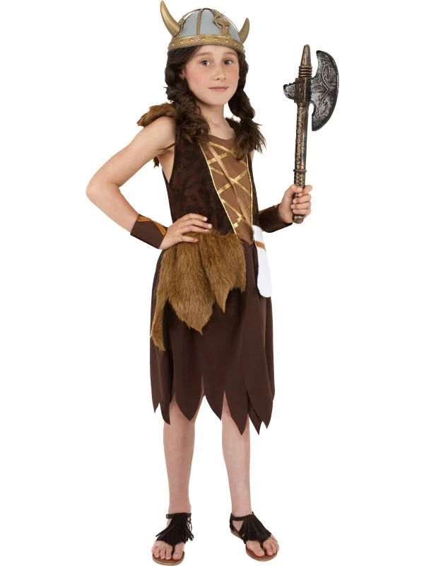 Historical Girls Viking Fancy Dress Costume Tunics Cozy soft