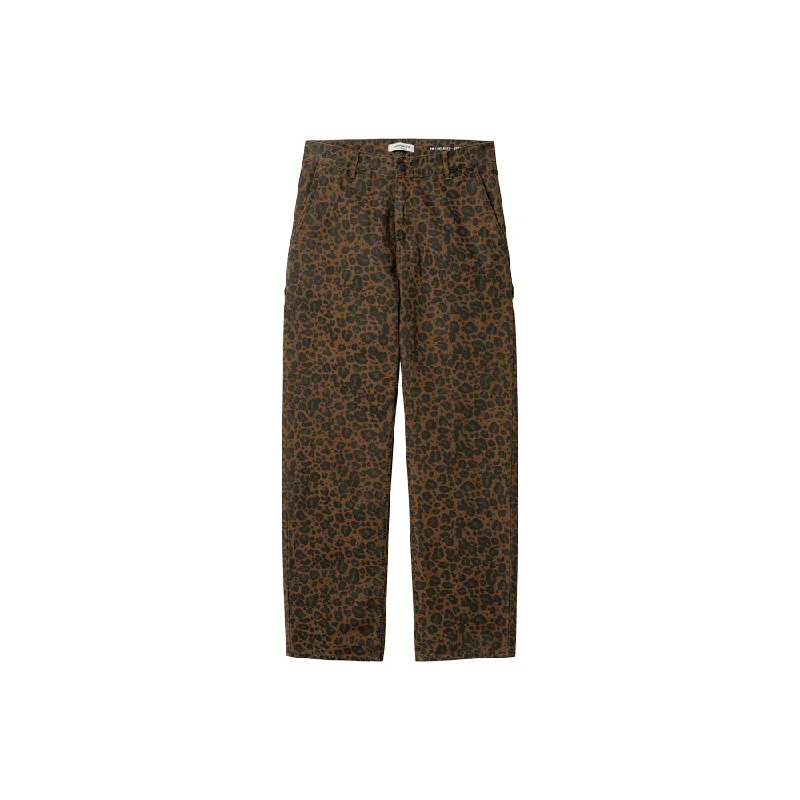 W' Leo Pierce Pant Straight (Camo Leo/Tamarind Dyed) High-Waist Jeans