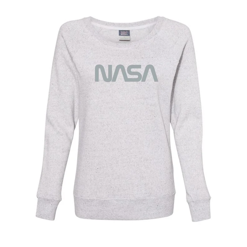 Ladies NASA Worm Pullover dolman Sleeve Top