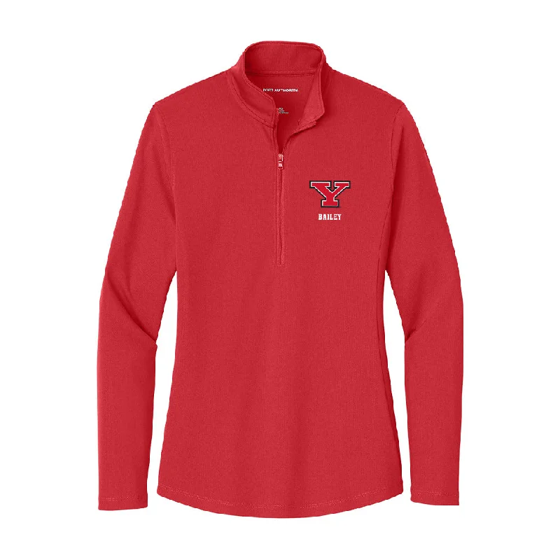 Youngstown State - NCAA Women's Track & Field : India Bailey - Women's Lightweight Quarter Zip Jacket Anorak Shell Jacket Lightweight Jacket