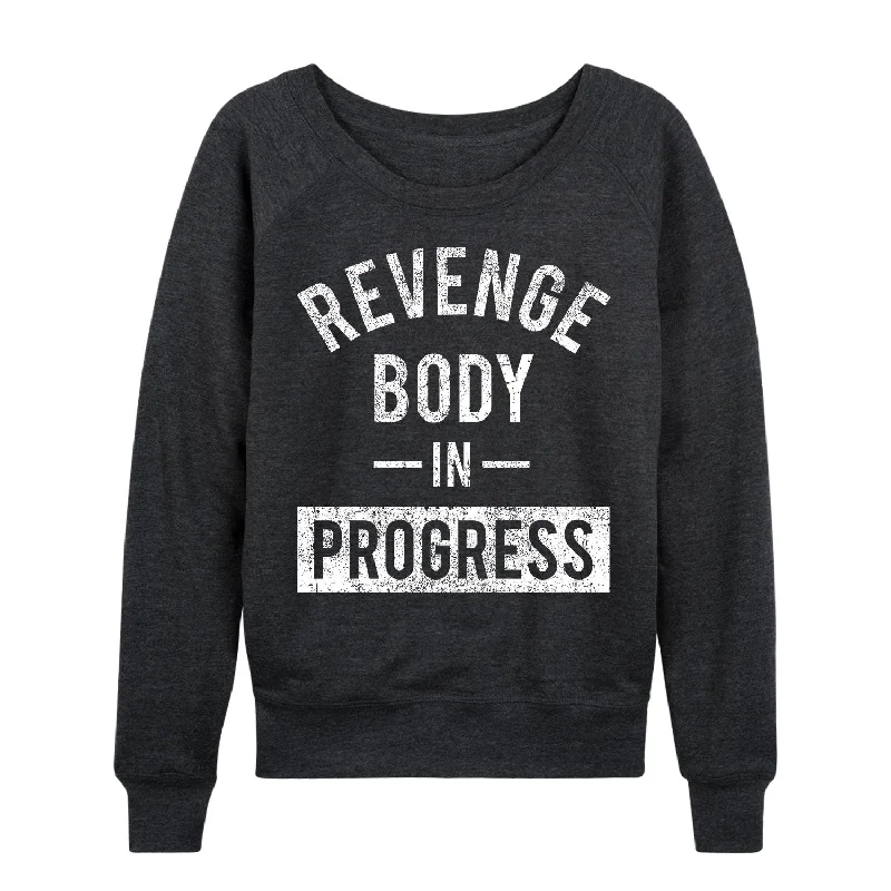 Revenge Body In Progress Womens French Terry Pullover Fine Merino Wool