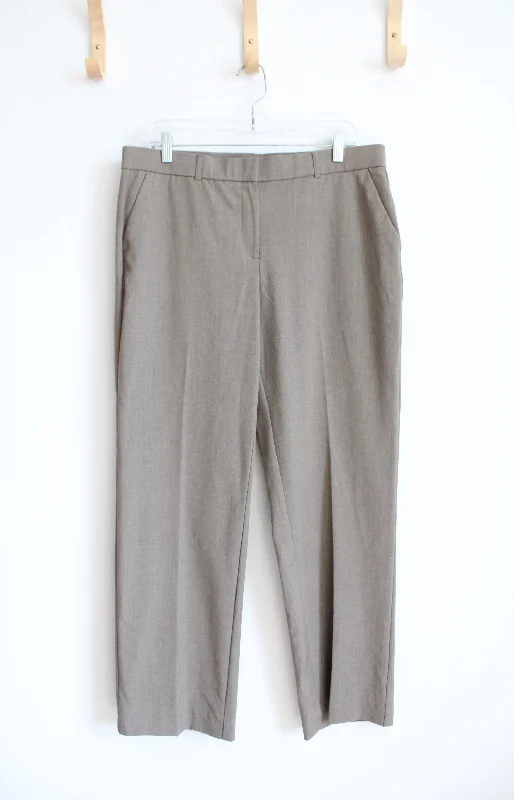 Napa Valley Brown Trouser Pants | 14 Petite Trousers Bridal Satin