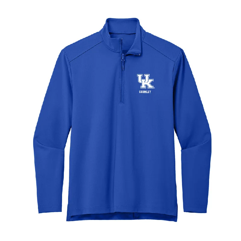 Kentucky - NCAA Women's Gymnastics : Cadence Gormley - Premium Quarter Zip Jacket Wool Jacket Cashmere Jacket Tweed Jacket