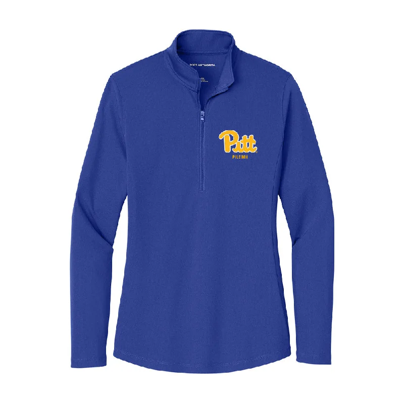 Pittsburgh - NCAA Women's Gymnastics : Lila Pileggi - Women's Lightweight Quarter Zip Jacket Fleece Jacket Down Jacket Feather Jacket