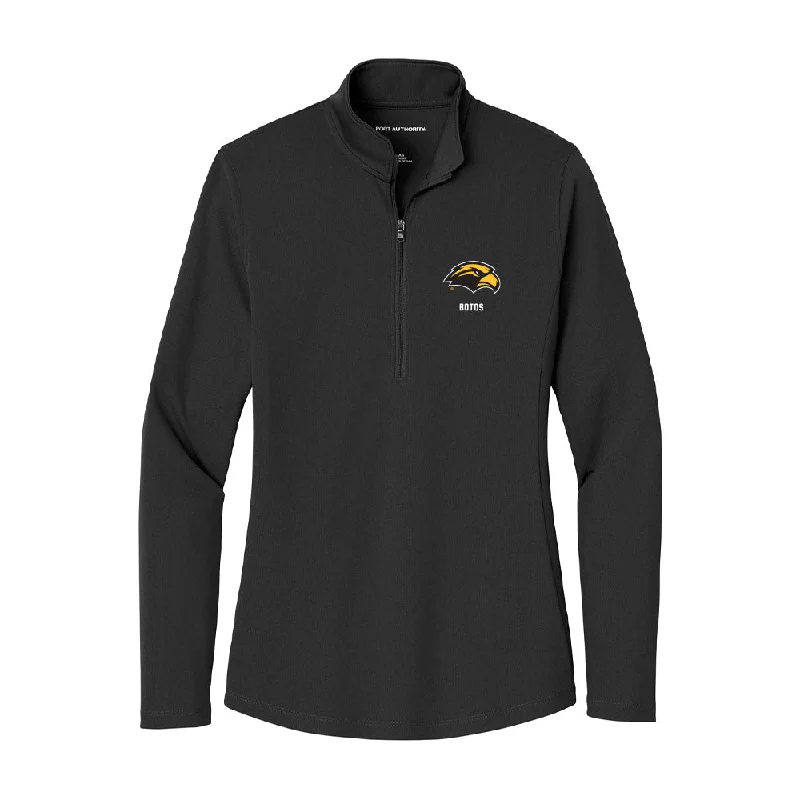 Southern Miss - NCAA Women's Track & Field : Addisyn Botos - Women's Lightweight Quarter Zip Jacket Print Jacket Jacquard Jacket Embroidered Jacket