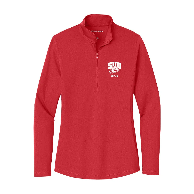 Southern Utah - NCAA Women's Track & Field : Quincy Esplin - Women's Lightweight Quarter Zip Jacket Faux Fur Jacket Real Fur Jacket Shearling Jacket