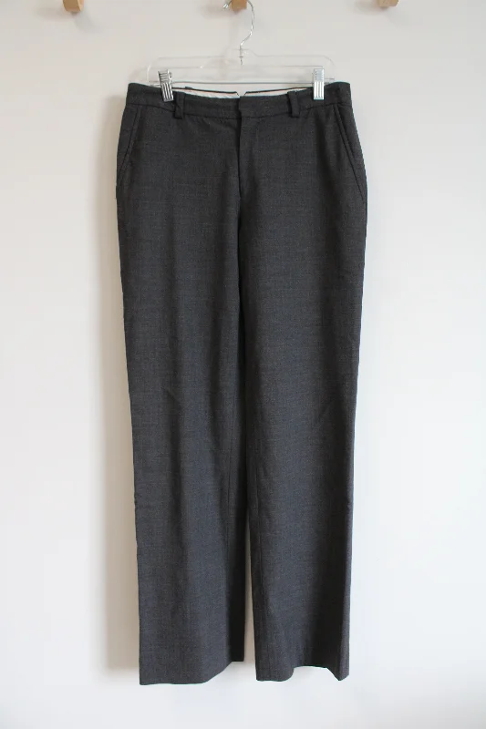 Banana Republic Stretch Gray Trouser Pants | 2 Trousers Silk Elegant