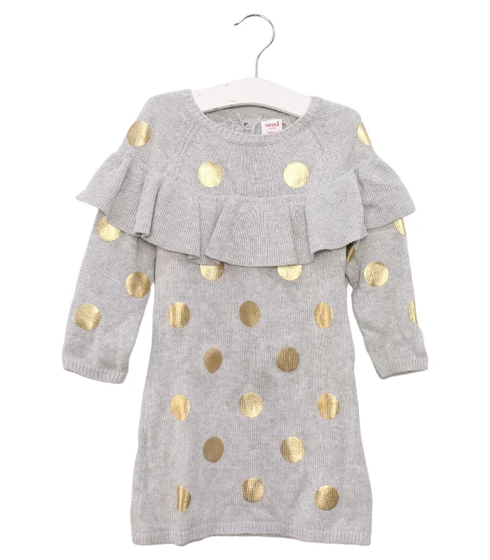 Seed Sweater Dress 12-18M Velvet Chenille Corduroy