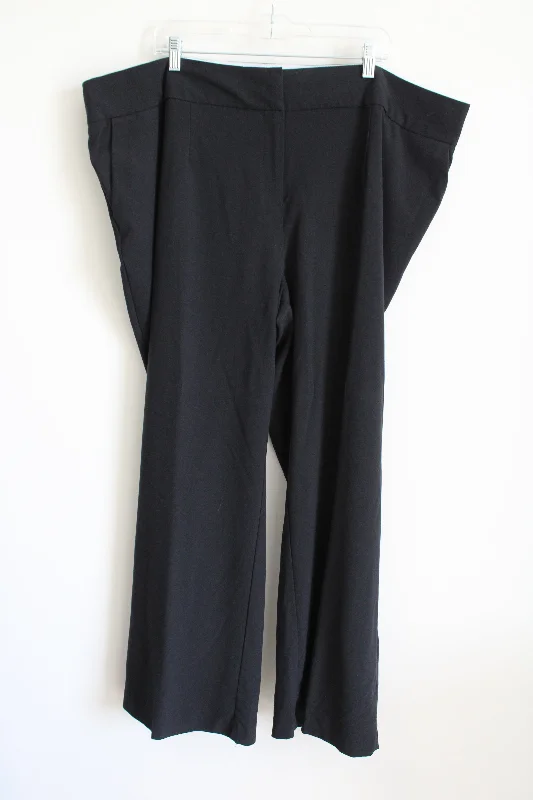 Jessica London Black Trouser Pant | 28 Trousers fashionable chic