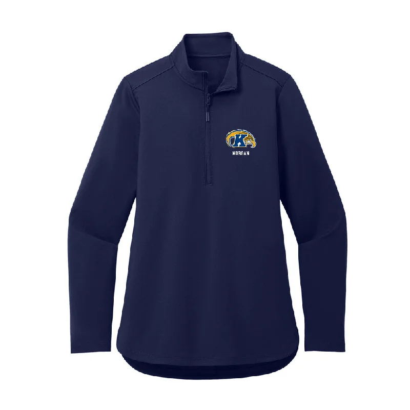 Kent State - NCAA Women's Gymnastics : Ashley Morgan - Women's Premium Quarter Zip Jacket Nylon Jacket Polyester Jacket Spandex Jacket