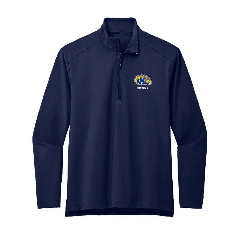 Kent State - NCAA Women's Gymnastics : Jersey bingman - Premium Quarter Zip Jacket Herringbone Jacket Houndstooth Jacket Plaid Jacket