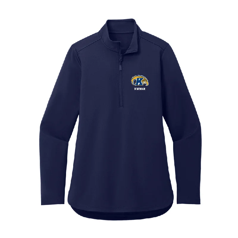 Kent State - NCAA Women's Gymnastics : Jersey bingman - Women's Premium Quarter Zip Jacket Fleece Jacket Down Jacket Feather Jacket