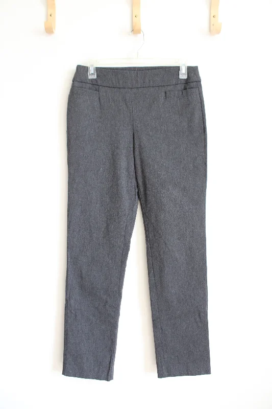 Croft & Barrow Dark Gray Trouser Pants | 4 Regular Trousers Ceremony Elegant