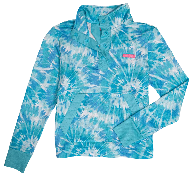 Tiedye pullover- Simply Southern Port Neck Pullover