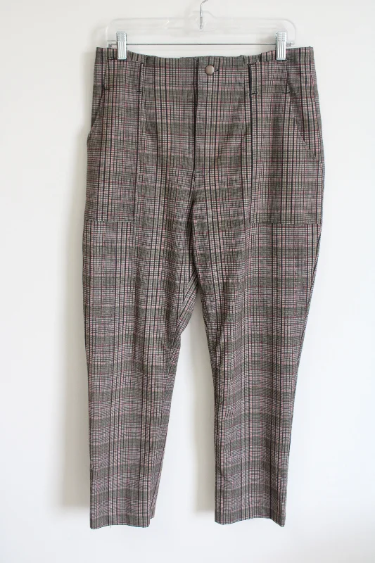 Vylette Multi-Colored Plaid Trouser Pants | 13 Trousers Flared Retro