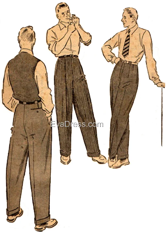 1950 Trousers T50-1950 Trousers practical easy-care