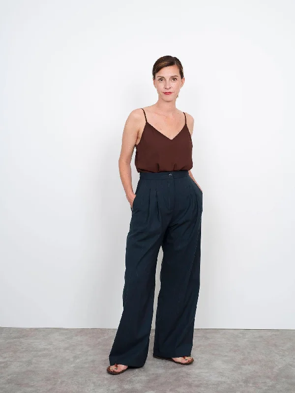 High Waisted Trousers - Sewing Pattern | The Assembly Line Trousers Chinos Classic